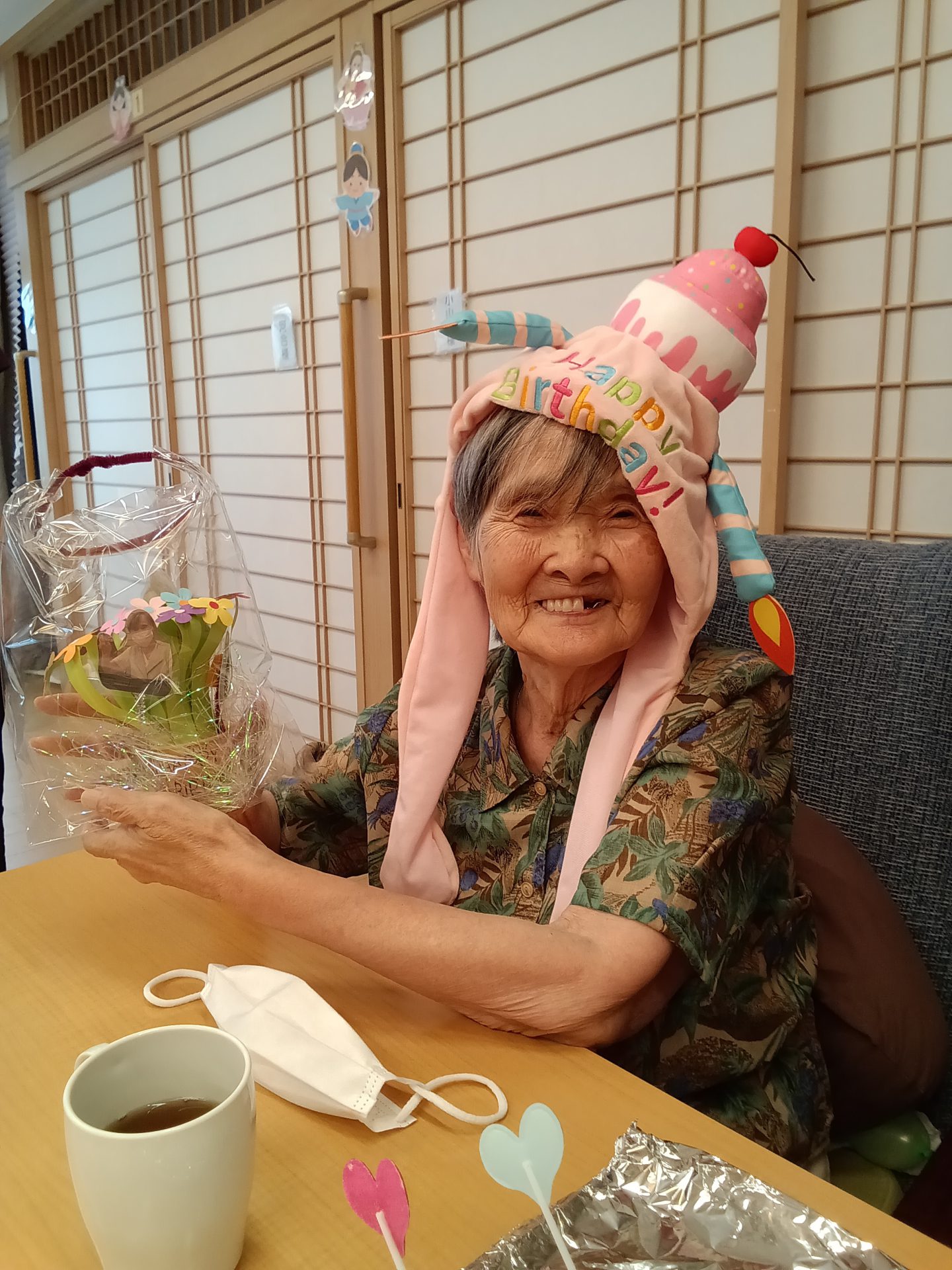 くす玉炸裂～HAPPYBIRTHDAY🎂🎉～中原～🍀
